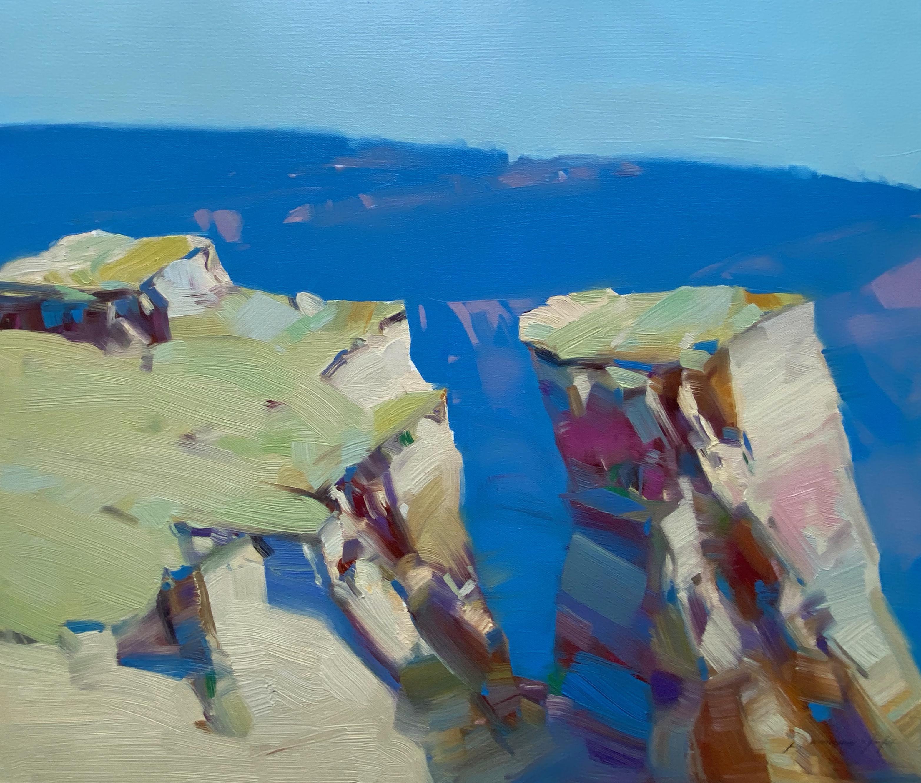 Vahe Yeremyan Canyon Rock Oil Painting For Sale At 1stDibs