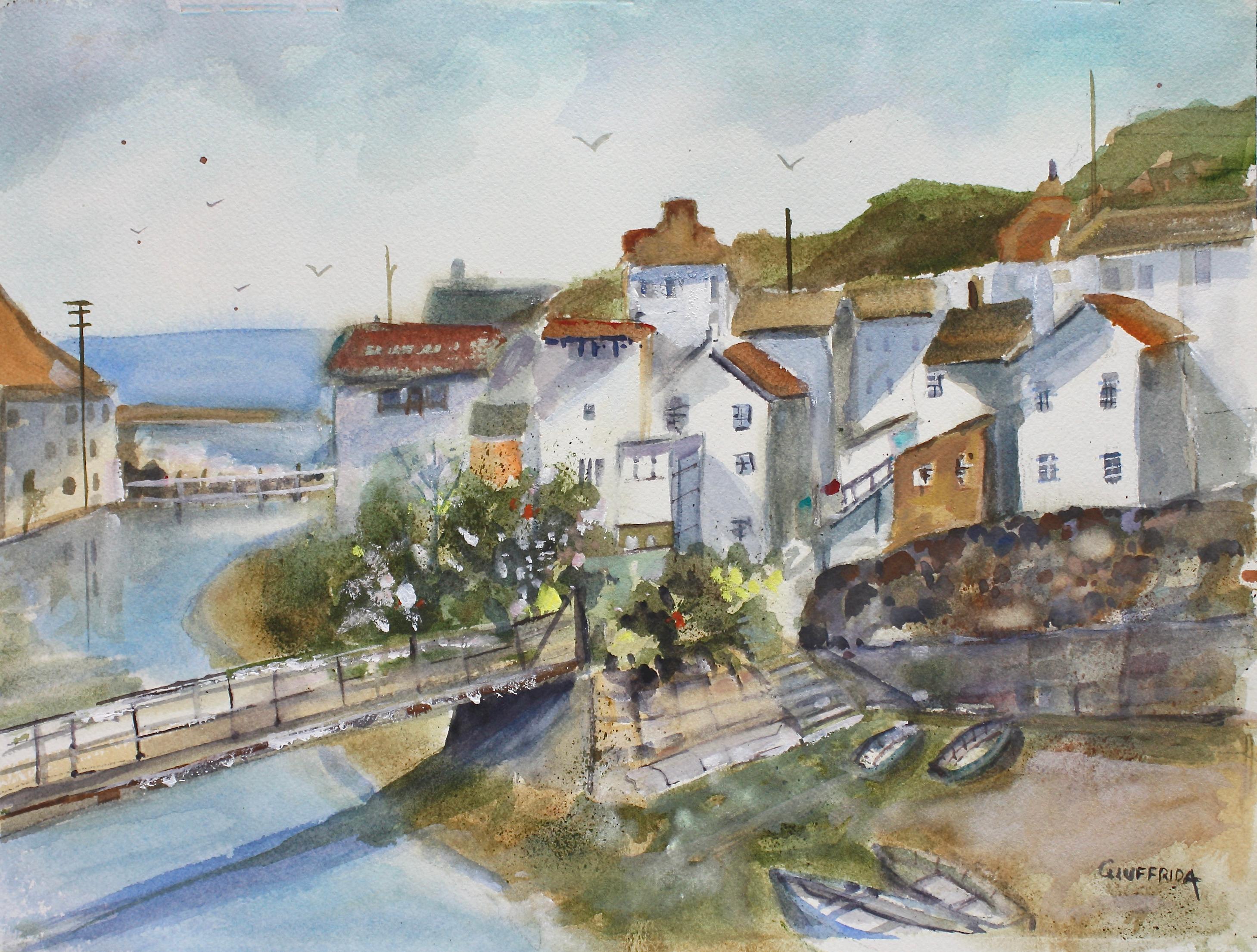 English Village, Original Painting