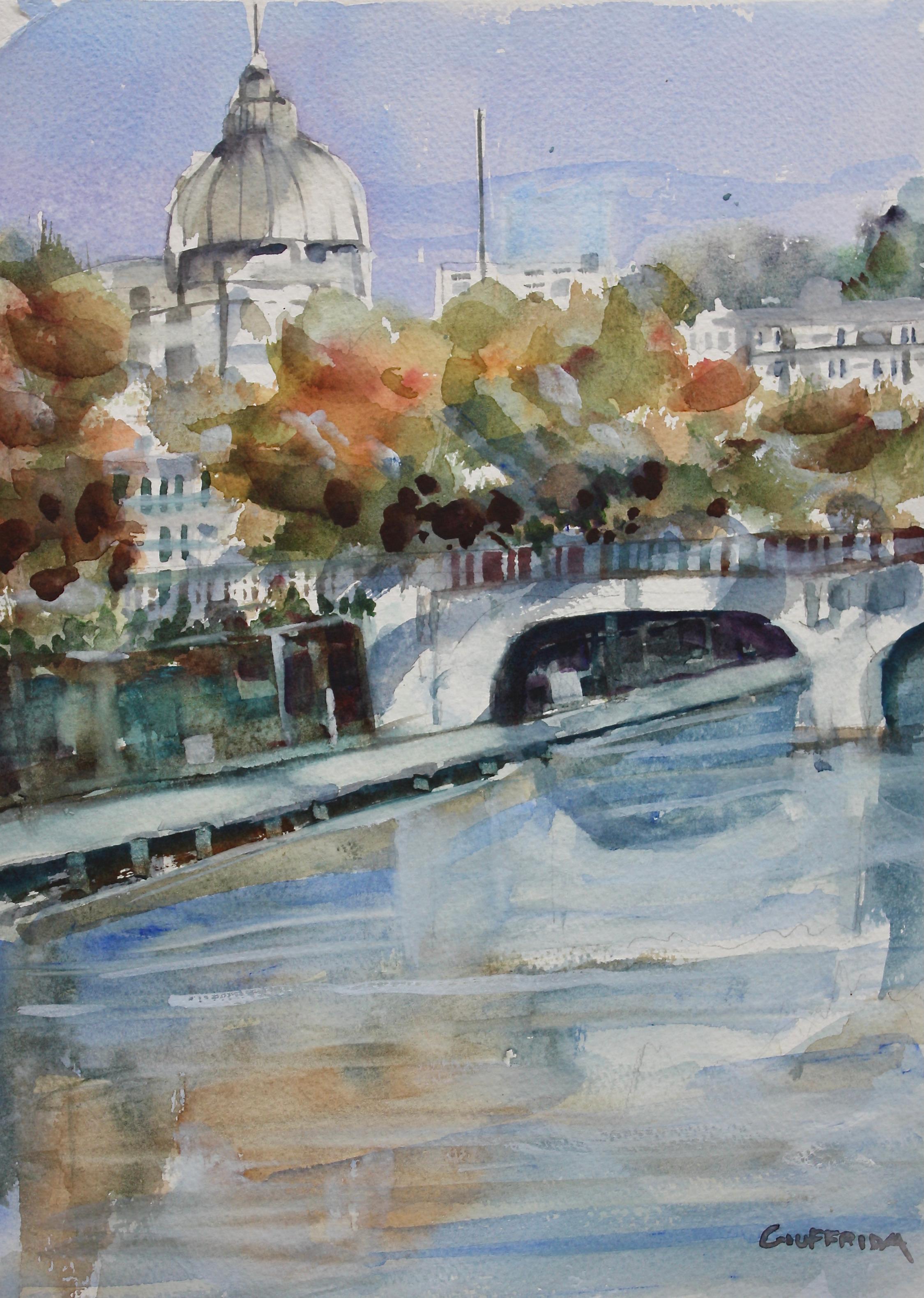 The Tiber River, Rome, Original Painting