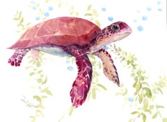 Sea Turtle, Original Painting