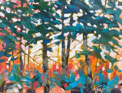 A Walk in the Trees, Oil Painting