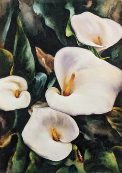 Lily Quartet, Original Painting