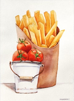 With a Side of Ketchup, Original Painting