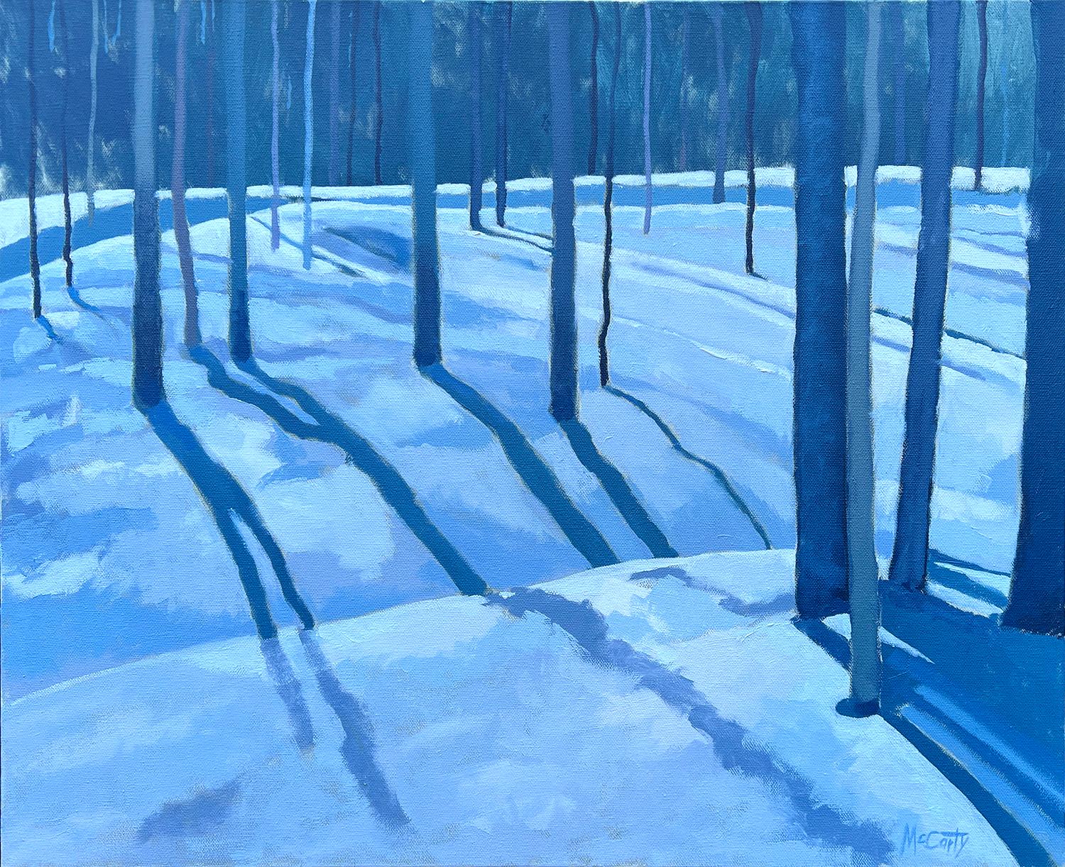 Winter Trees, Oil Painting - Art by Brian McCarty