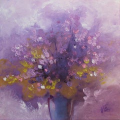 Étude florale 12, peinture à l'huile