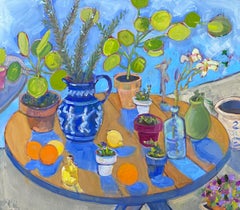 Garden Still Life, Oil Painting