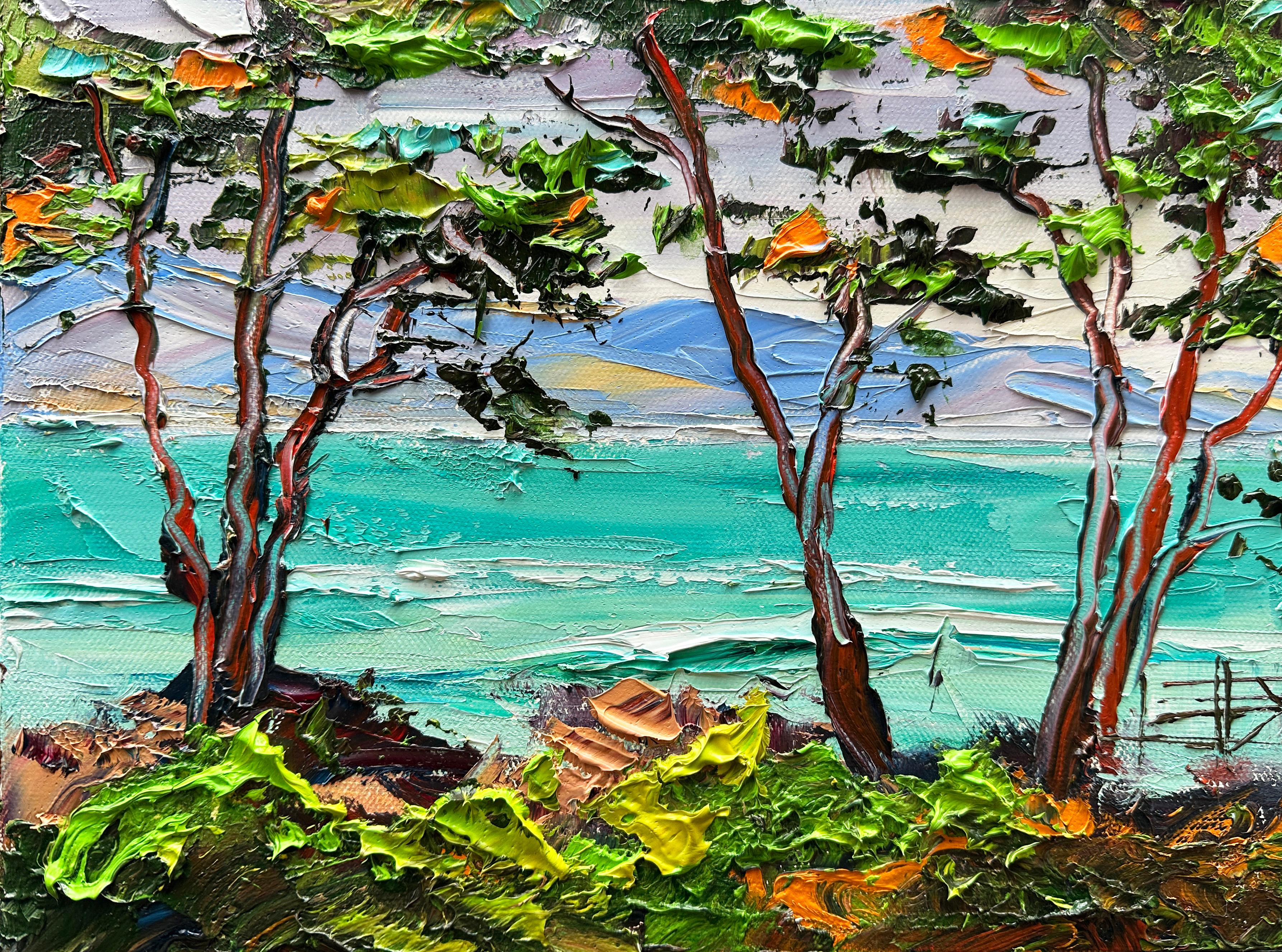 Lisa Elley Landscape Painting - Monterey Magic, Oil Painting