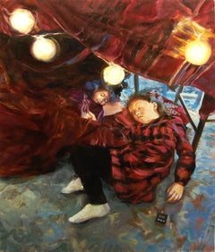 Under the Table and Dreaming, Oil Painting