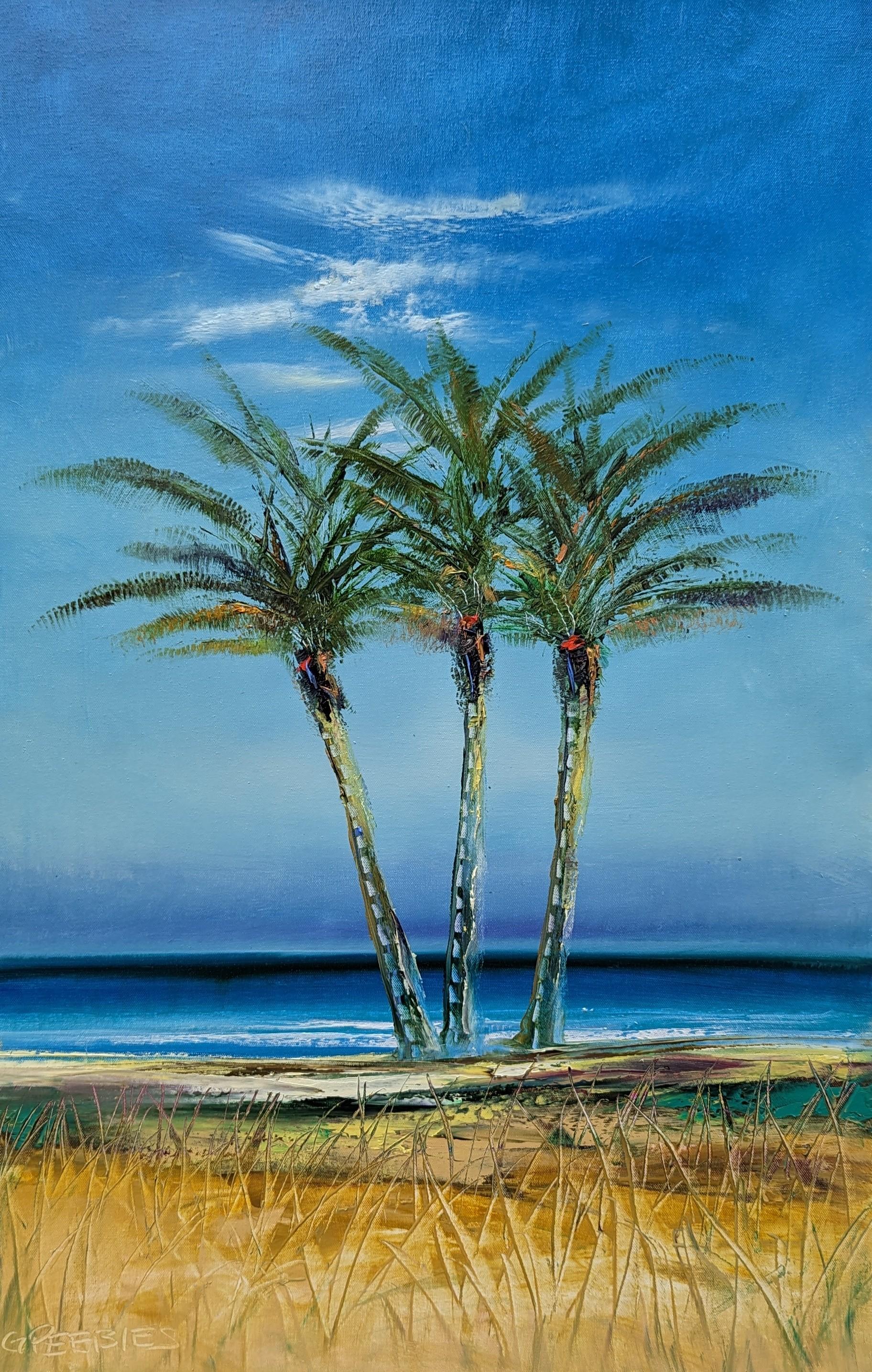 Palms, Oil Painting - Art by George Peebles