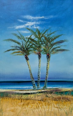 Palms, Oil Painting