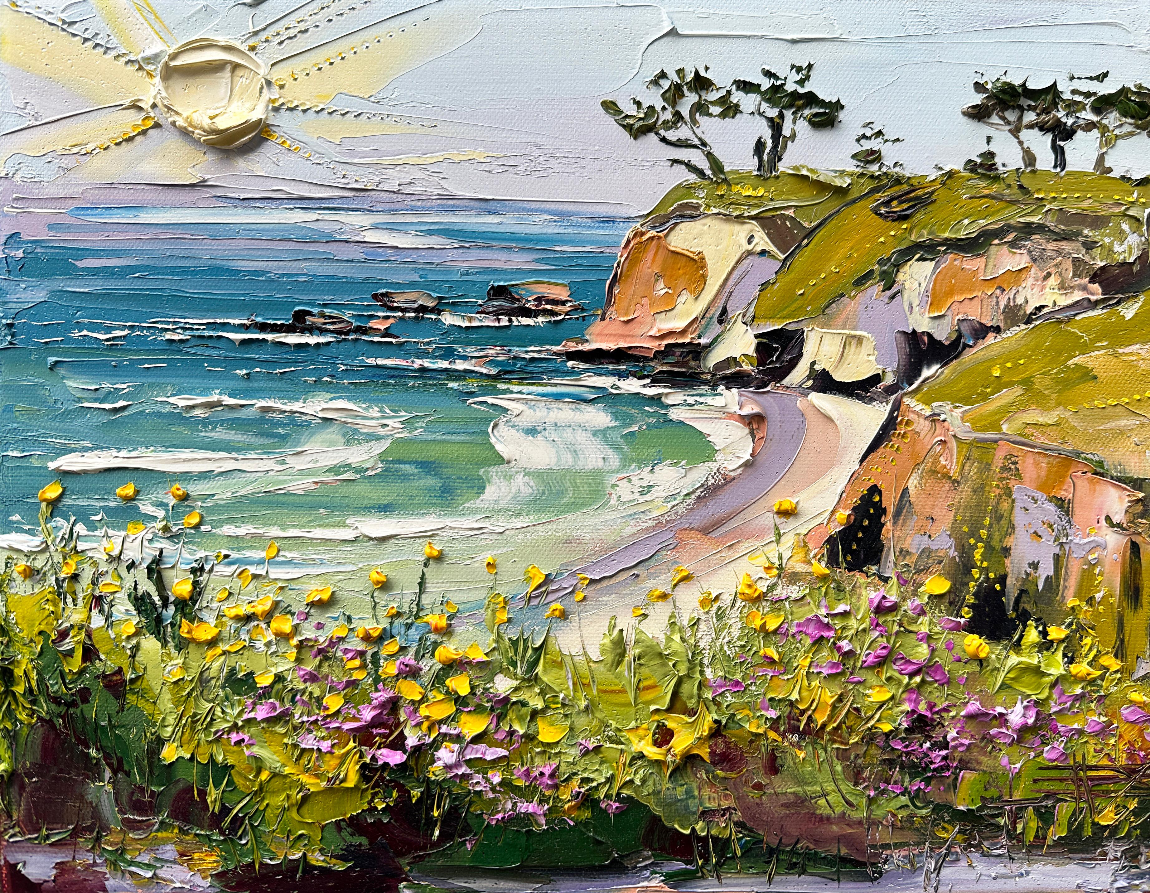 California Calm, Oil Painting - Art by Lisa Elley