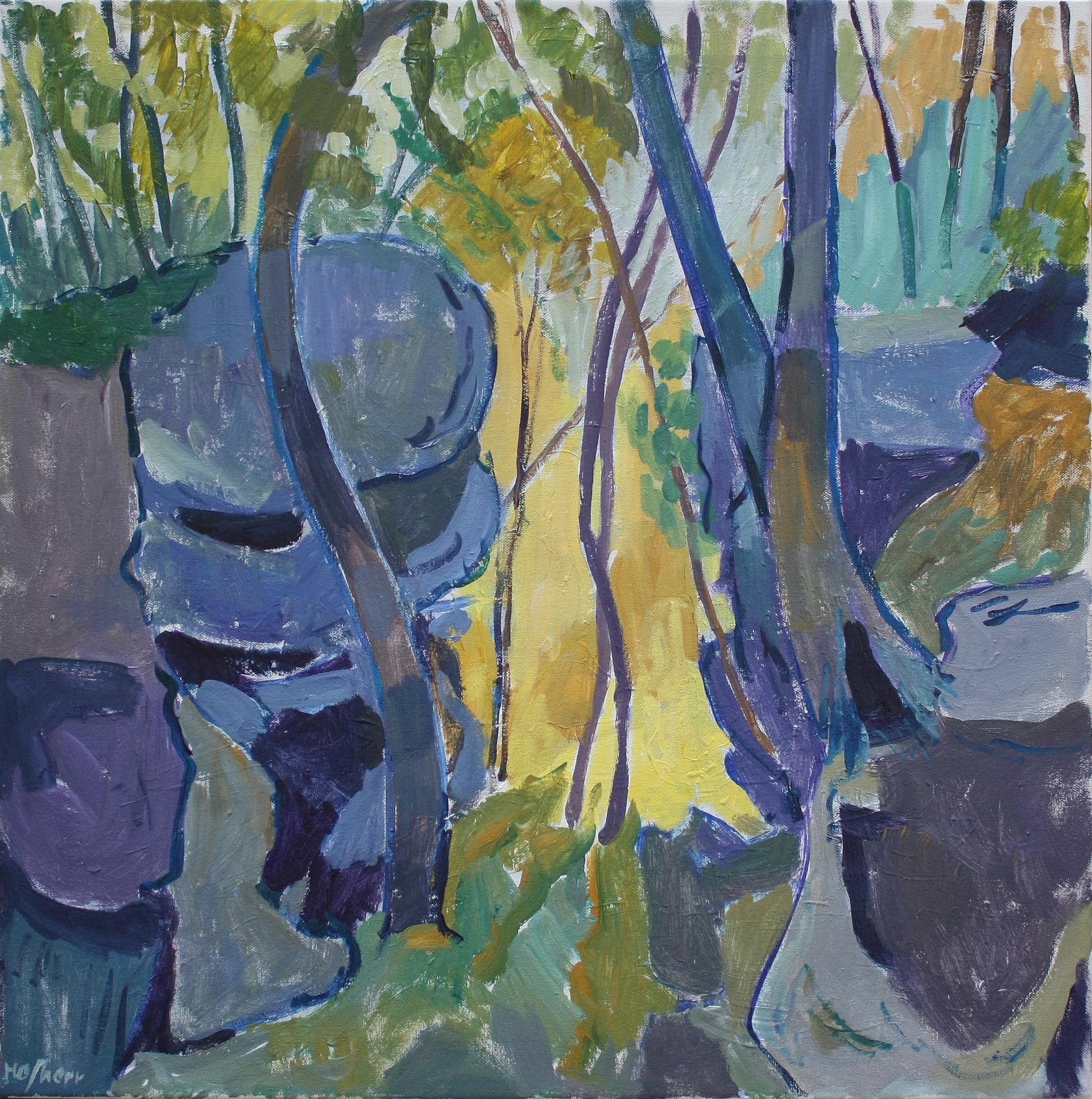 Outcrop, Pittura originale - Art di Robert Hofherr