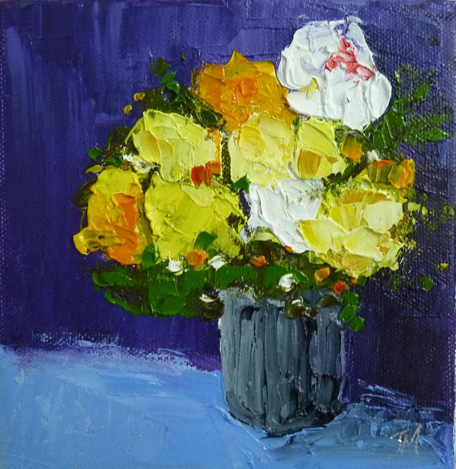 Brightly, Oil Painting - Art by Judy Mackey