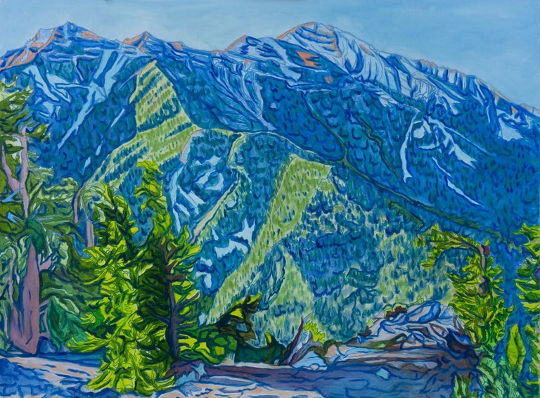 Crystal DiPietro Early Morning Blues, Oil Painting For Sale at 1stDibs