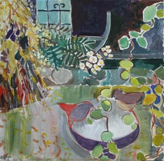 Garden Scene, Original Painting