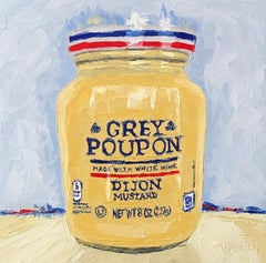 Grey Poupon, peinture à l'huile