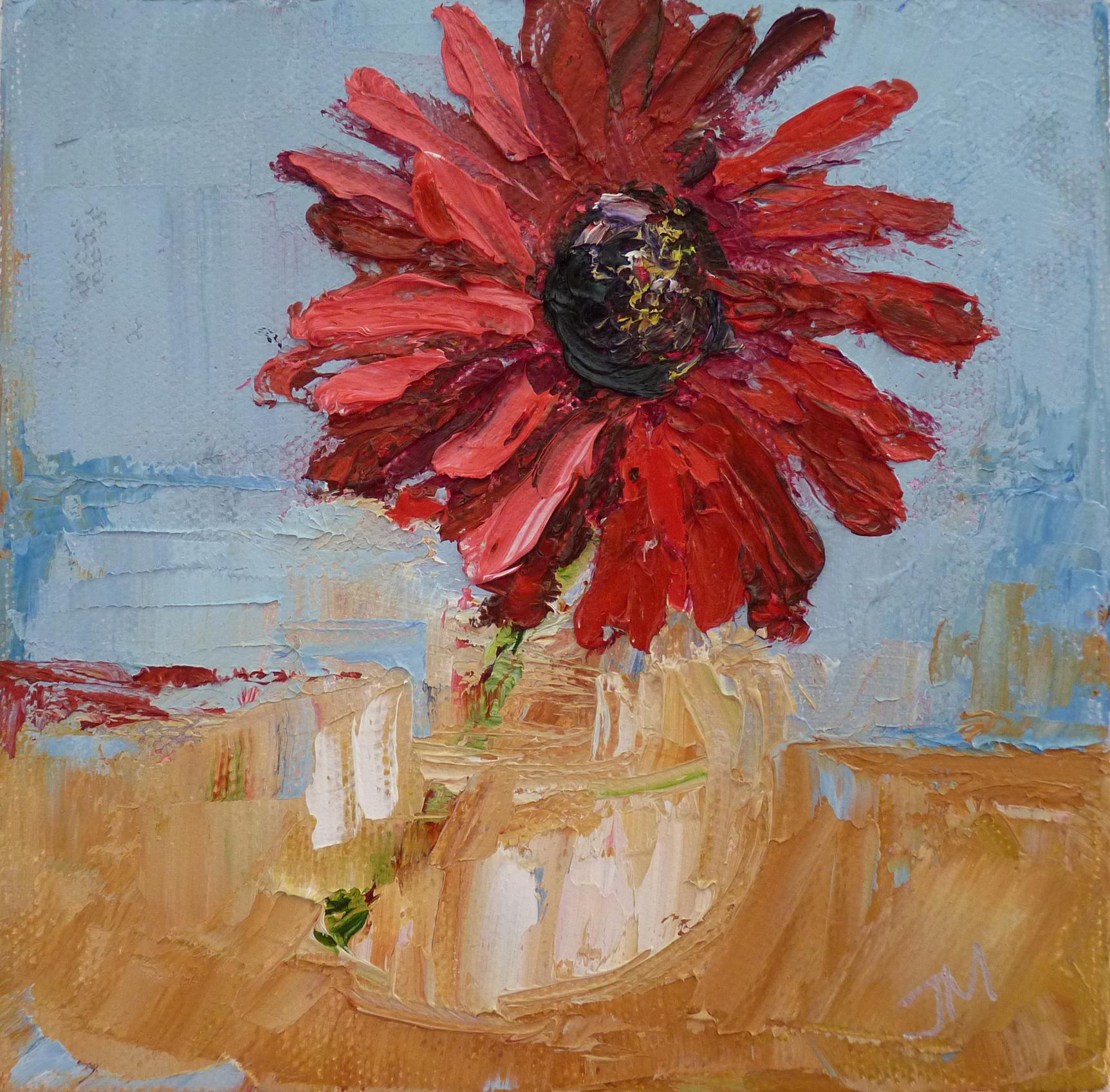Gerber, Peinture à l'huile - Art de Judy Mackey