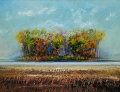 A Care Free Autumn, Oil Painting