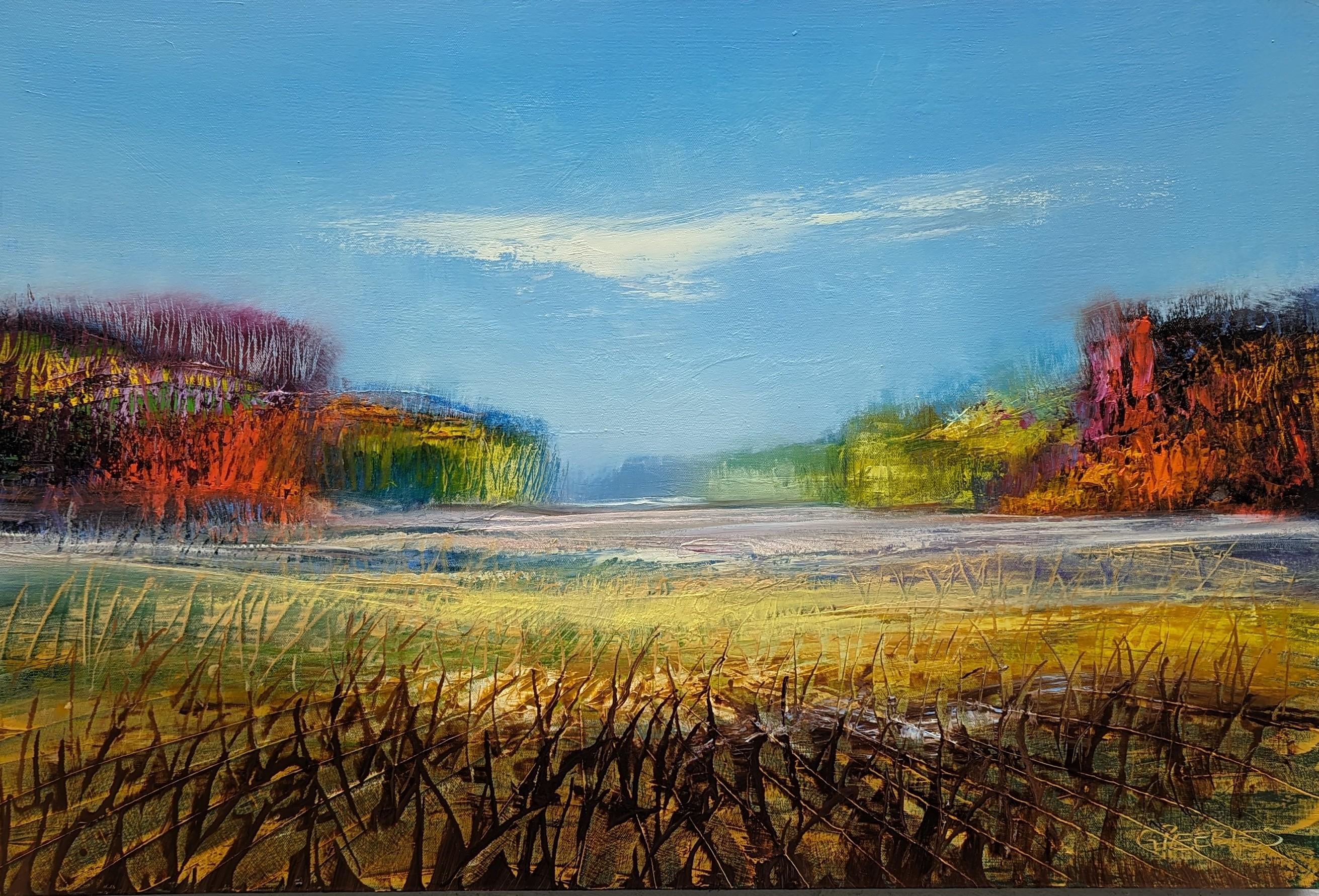 Autumn Closing In, Oil Painting - Art by George Peebles