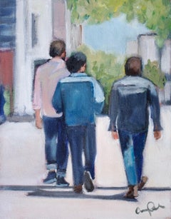 Walking in Brooklyn, Original Painting