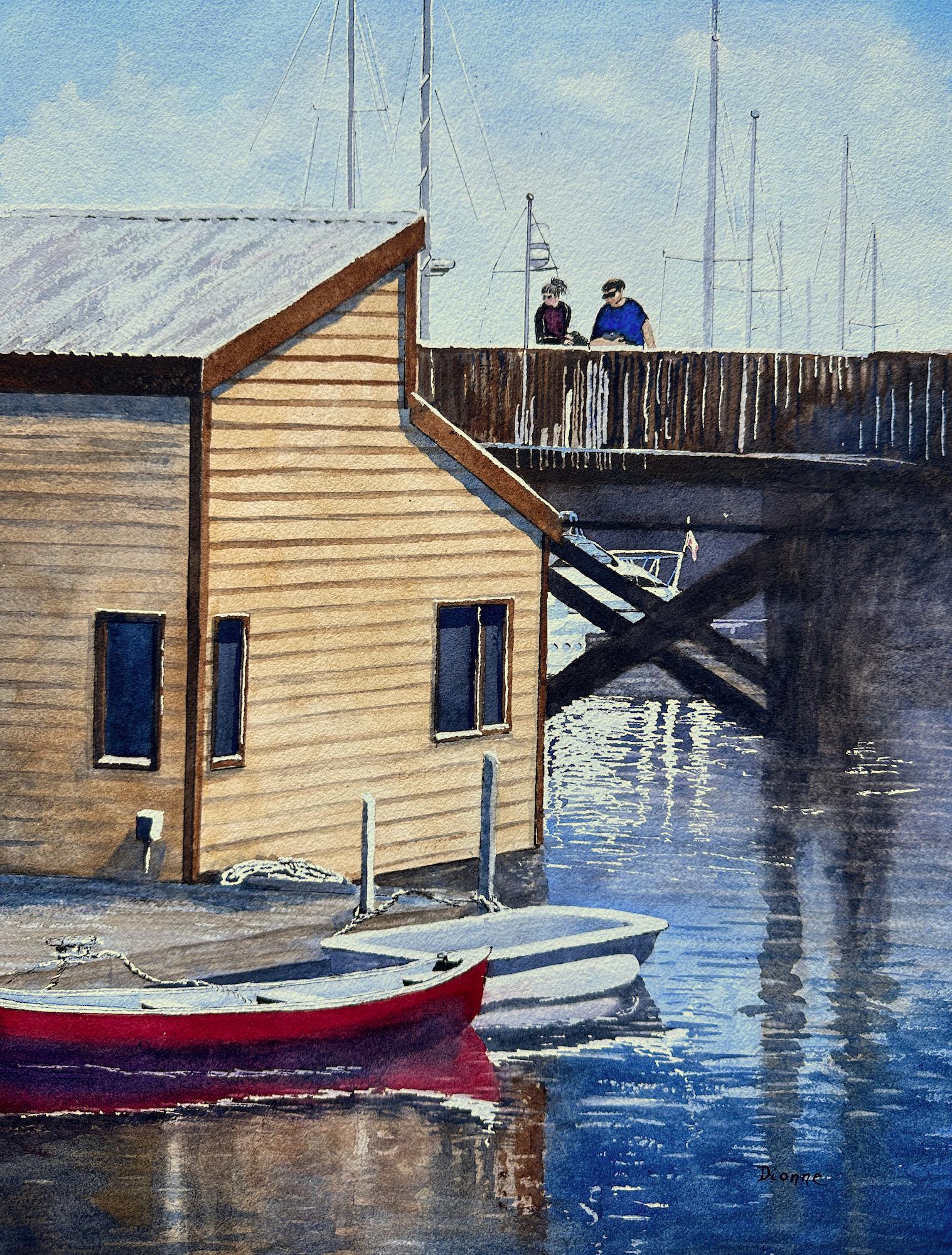 Harbour Serenade, Original Painting - Art by Maurice Dionne