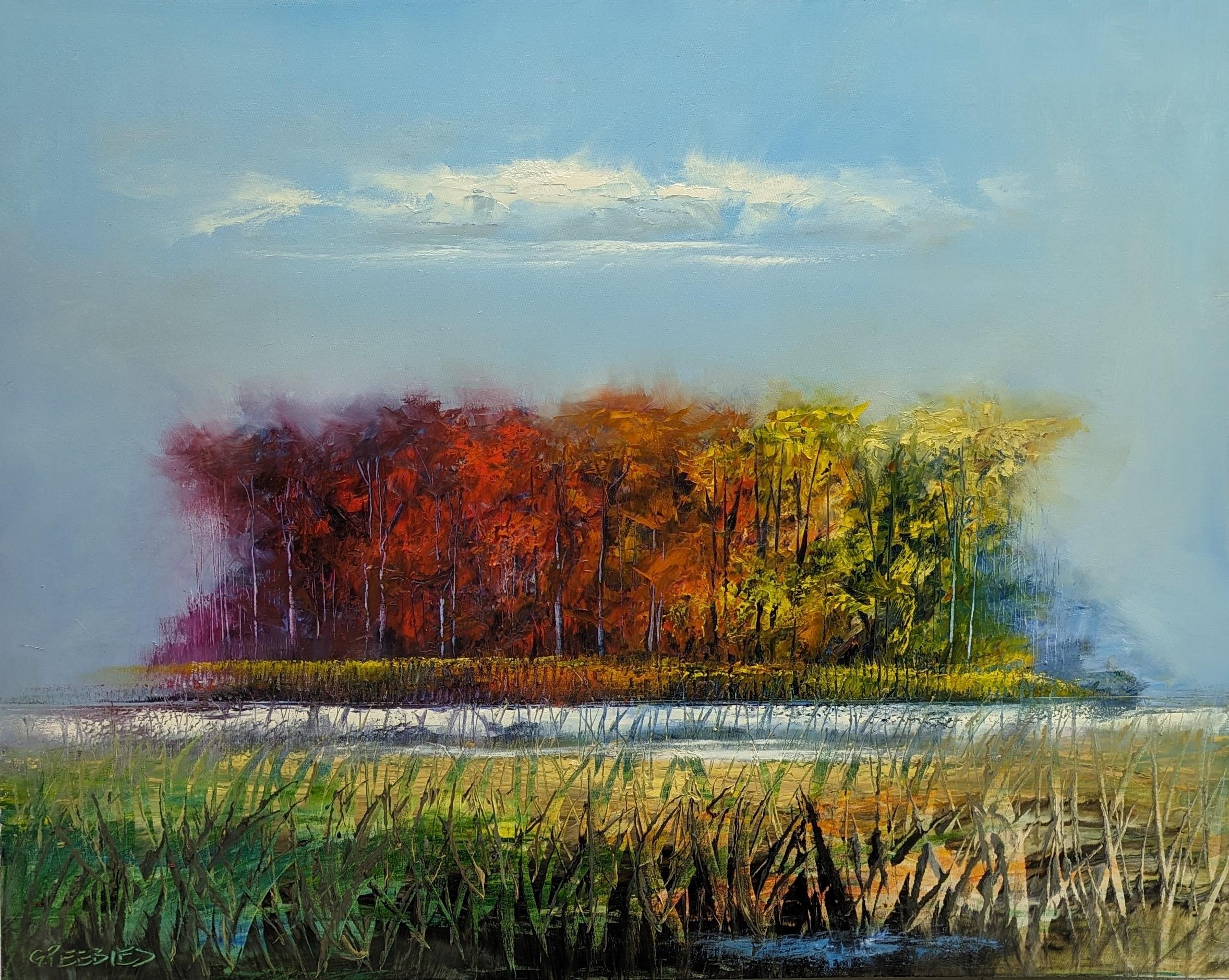 Autumn is Alive, Oil Painting - Art by George Peebles