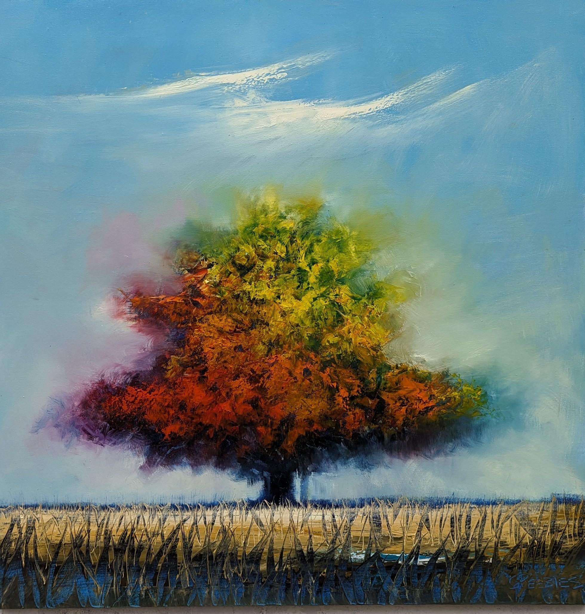 George Peebles Landscape Painting – October Dreams, Ölgemälde