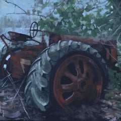 Out to Pasture, peinture à l'huile