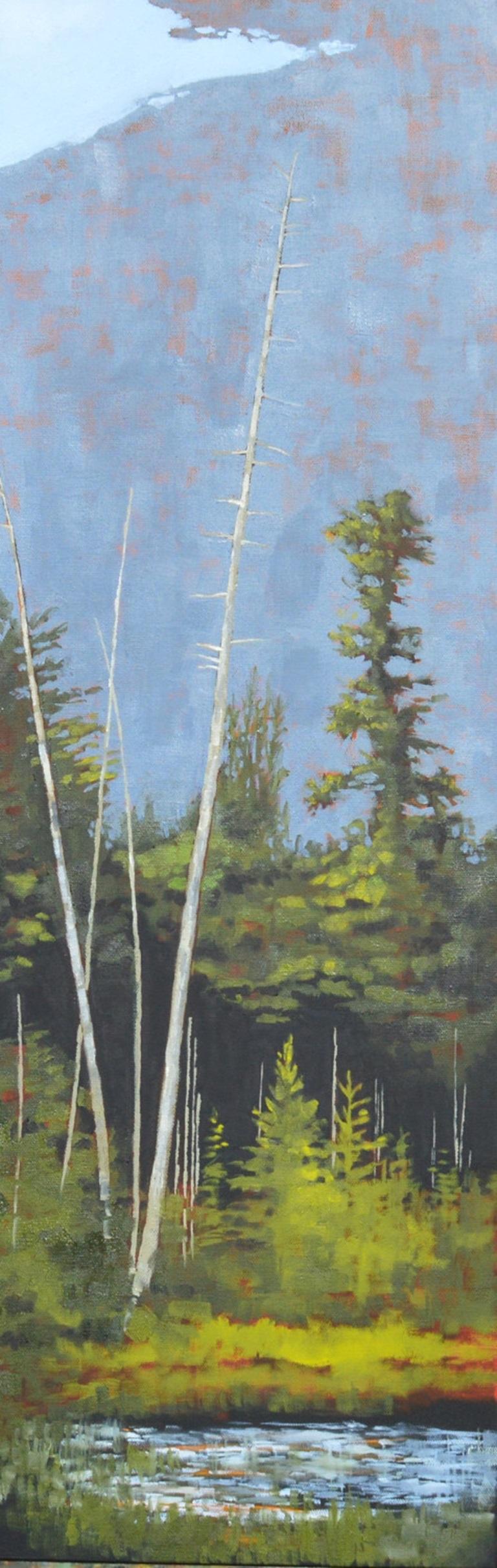 Landscape Painting David Thelen - Adirondack, peinture à l'huile