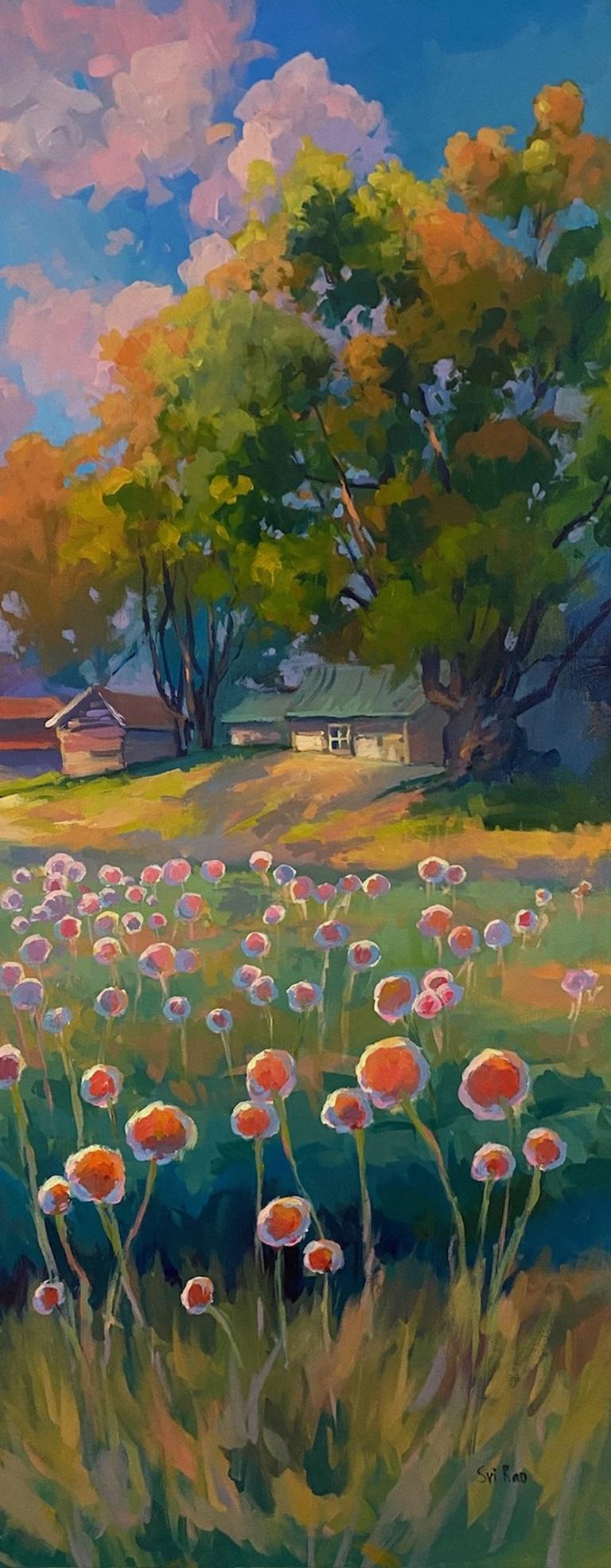 Sri Rao Living with Nature, Original Painting For Sale at 1stDibs