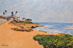 La Jolla Ocean View Walk, Original Painting