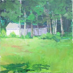 House in Sunlight and Shade, Original Painting