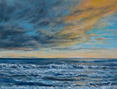 Used Ocean Evening, Oil Painting