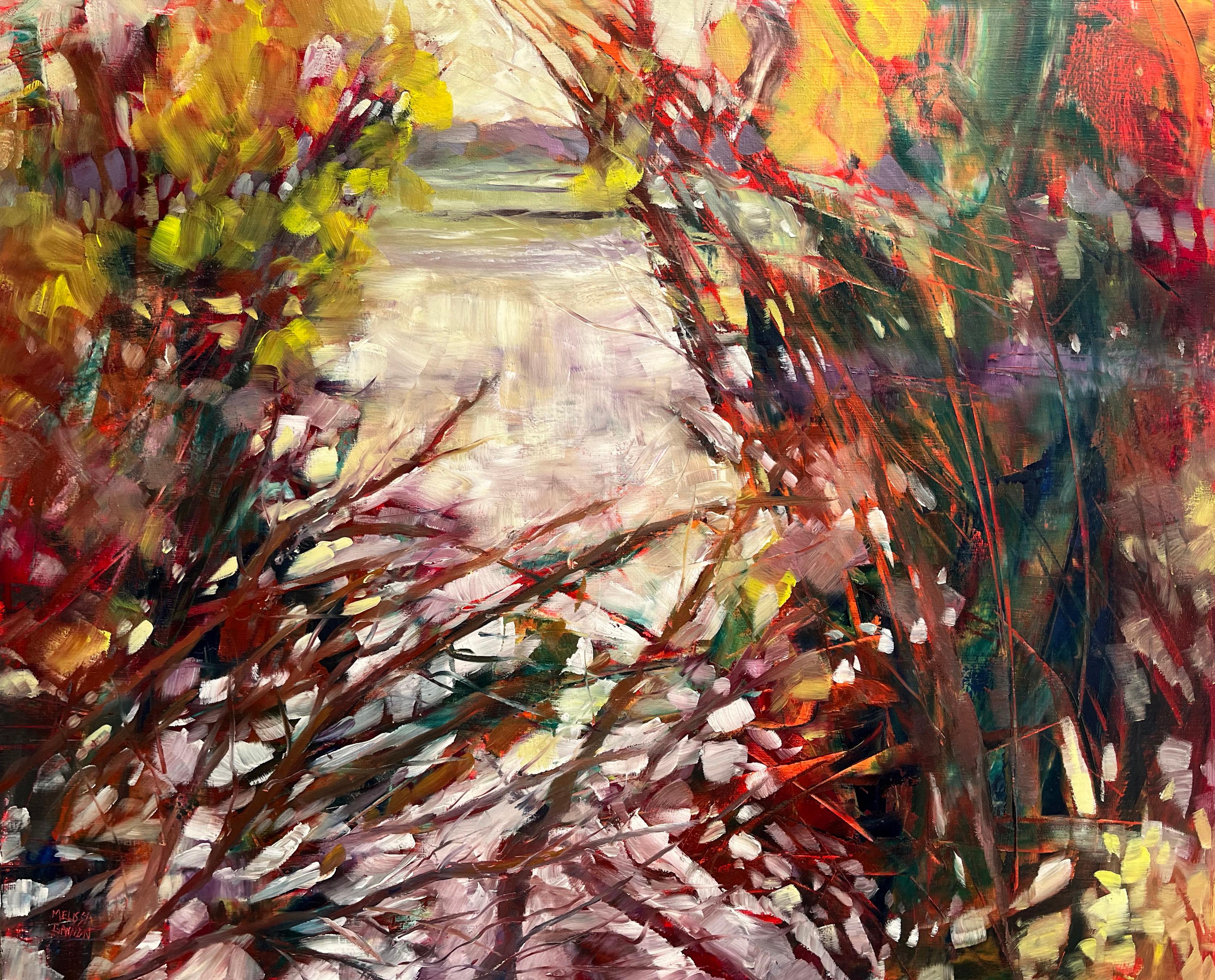 Peeking Through the Underbrush, Oil Painting - Art by Melissa Gannon