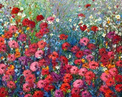 Bonjour Garden, Oil Painting