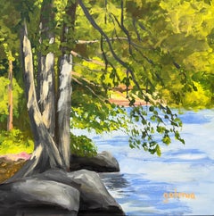 El mejor lugar del río, pintura original