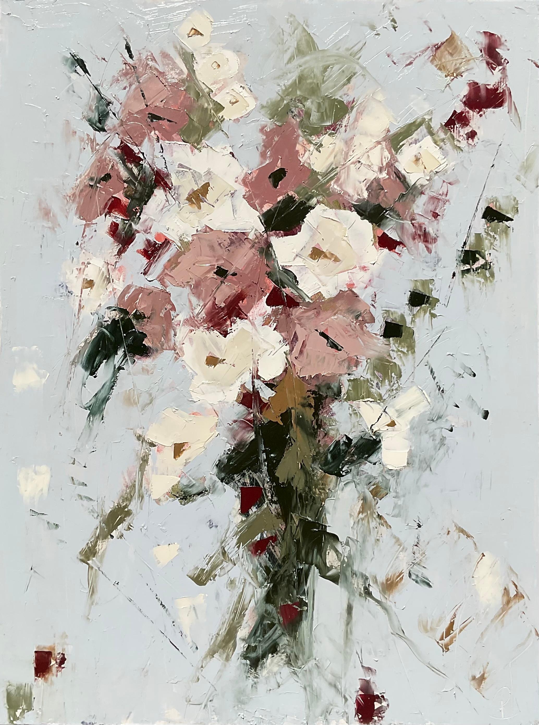 Still-Life Painting Ronda Waiksnis - The Blushing Bride, peinture à l'huile