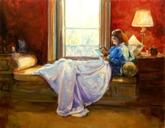 La mujer del artista, Pintura al óleo