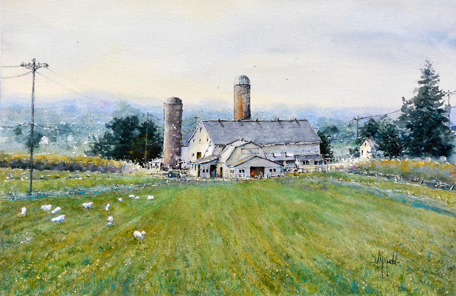 Near Strasburg, Original Painting