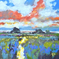 View of the Marsh, peinture originale