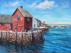Summer in Rockport, Oil Painting