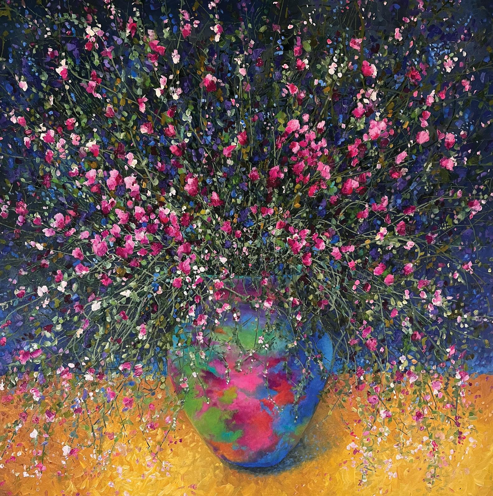 Florabundance, Ölgemälde – Art von Jeff Fleming