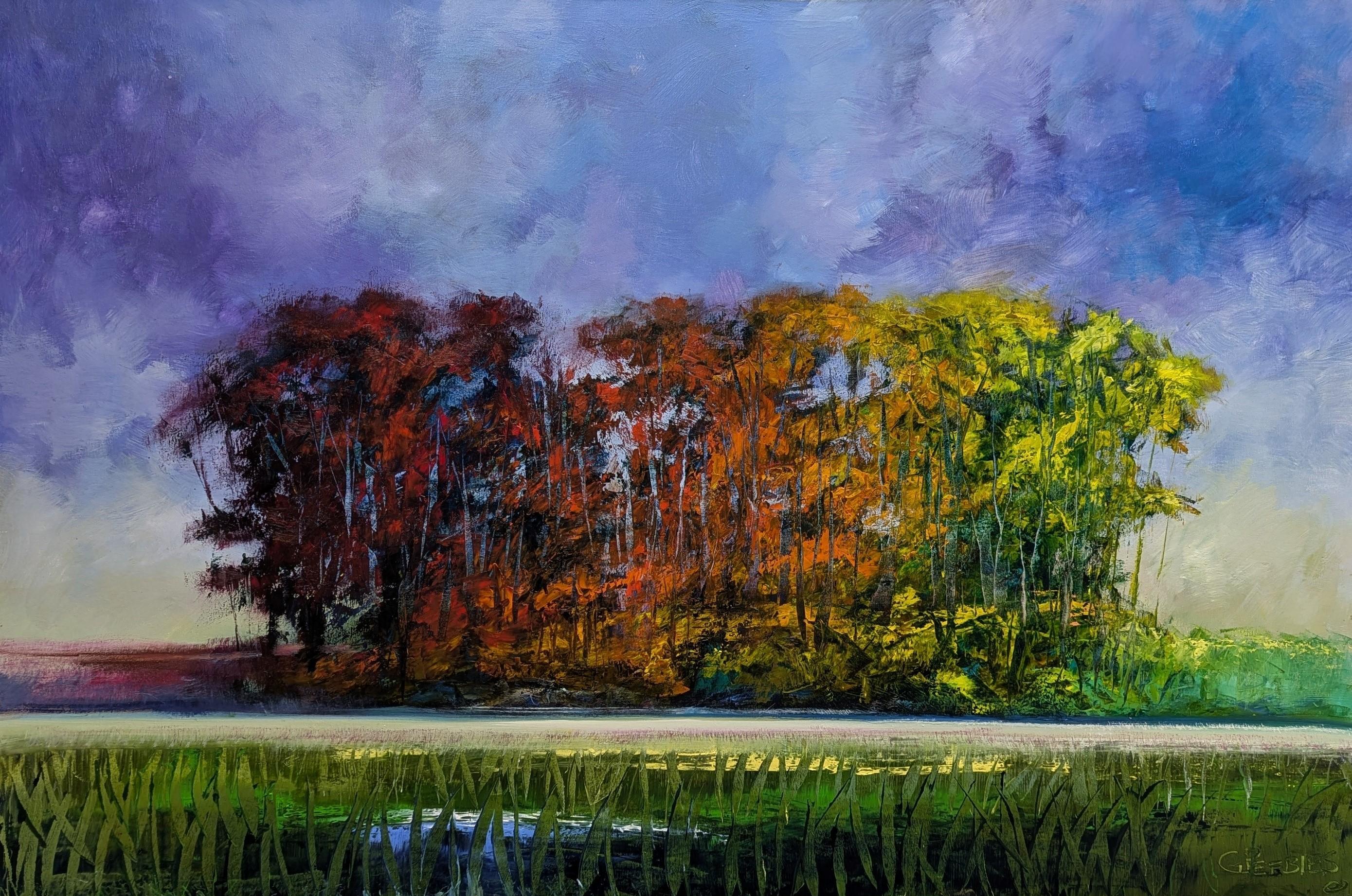 Landscape Painting George Peebles - Summer Everlasting, peinture à l'huile