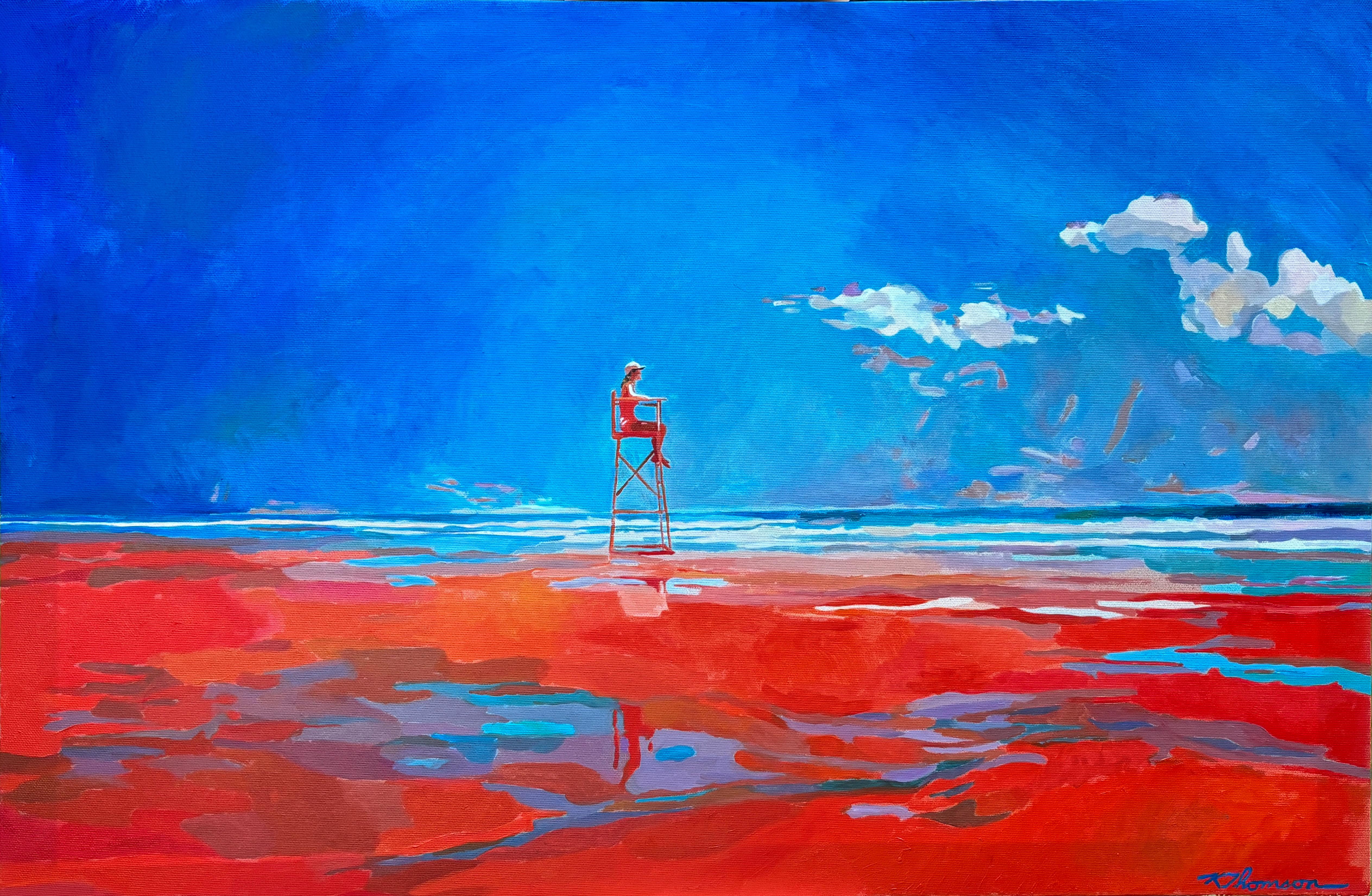 Landscape Painting de Keith Thomson - El miércoles después del Día del Trabajo, Pintura al óleo