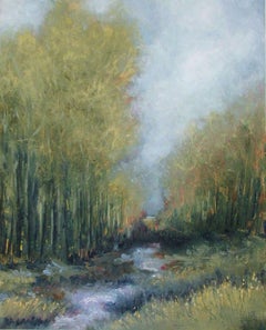 Tonos de primavera, Pintura al óleo