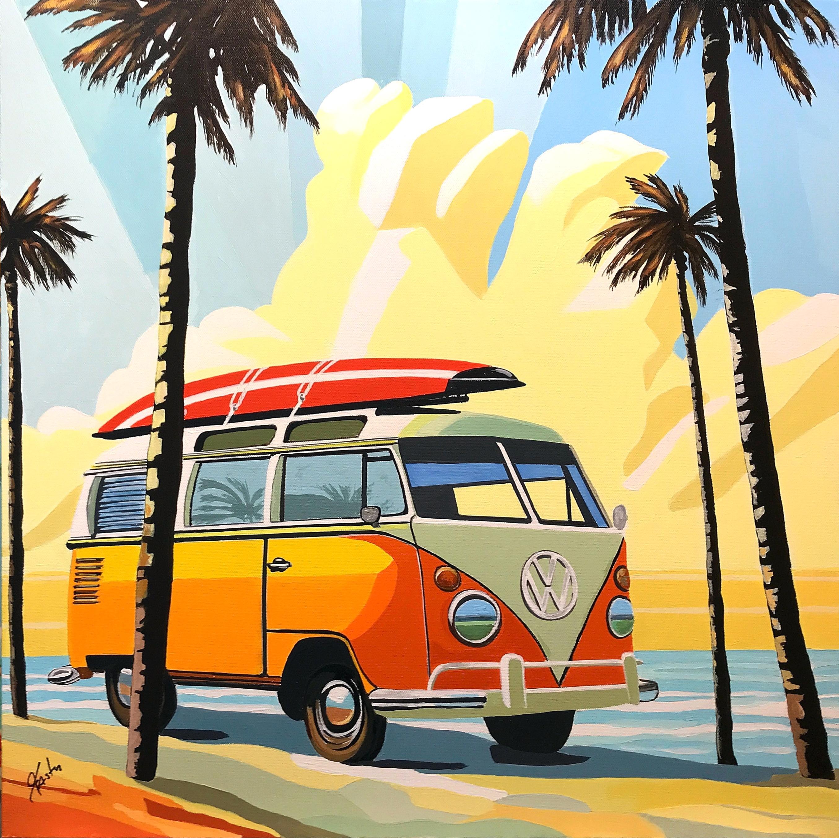Trip à la route, peinture originale