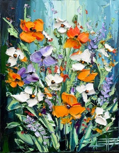 Garden Delight, Oil Painting