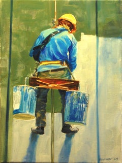 Grappling, Pintura al óleo