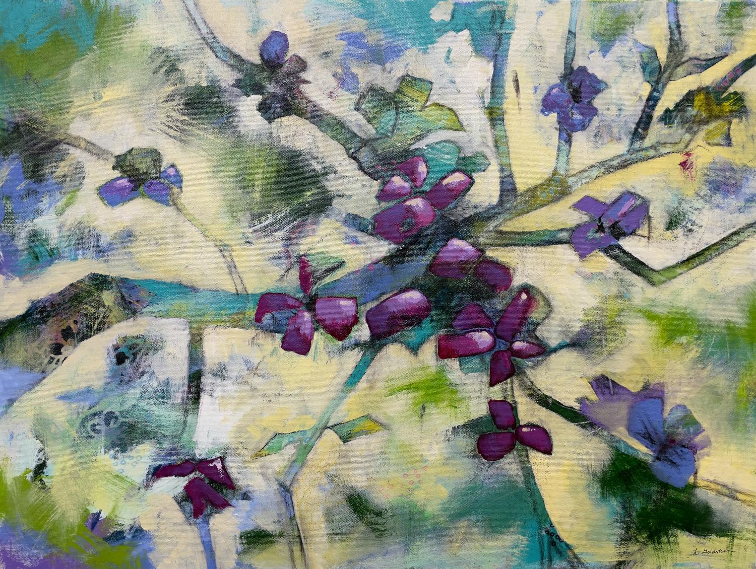 Lynn Goldstein Still-Life Painting – Spring Muse, Originalgemälde