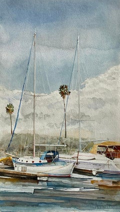 Viene la tormenta, Pintura original